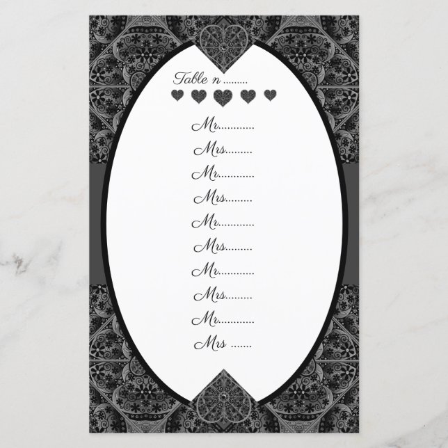 Keramisk Snöre svart (Framsida)