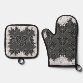 Keramisk snöre svart och snöflake