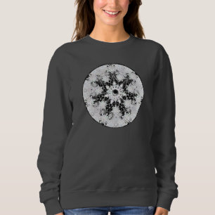 Keramisk snöre svart och snöflake t shirt