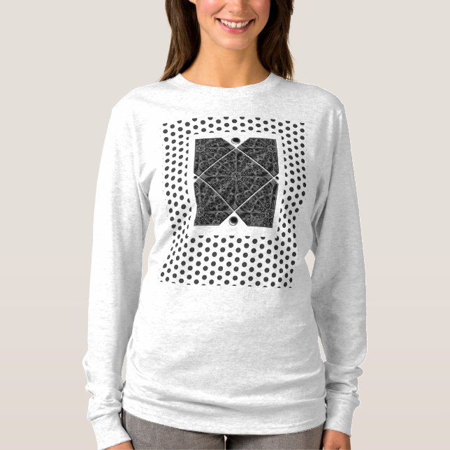 Keramisk Snöre svart T Shirt (Framsida)