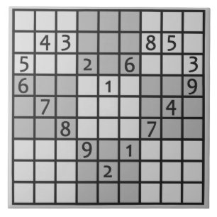 Keramisk SUDOKU belägger med tegel Kakelplatta