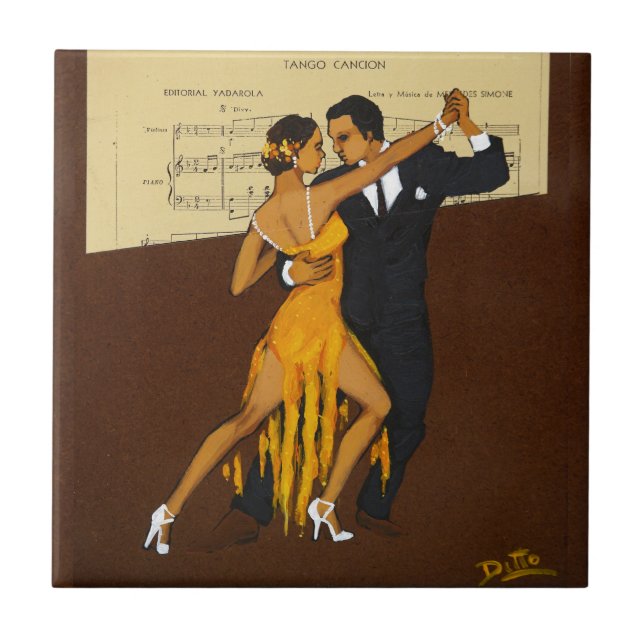 Keramisk TANGO belägger med tegel Kakelplatta (Framsidan)