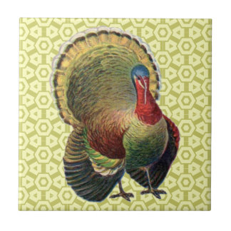 Keramisk thanksgivingTurkiet vintage belägger med Kakelplatta