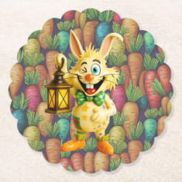 Keramisk Zany Rabbit Soda Glas Underlägg Papper