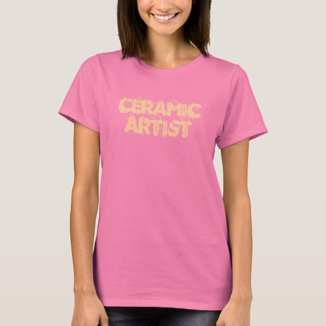 Keramiska artister tee (Framsida)