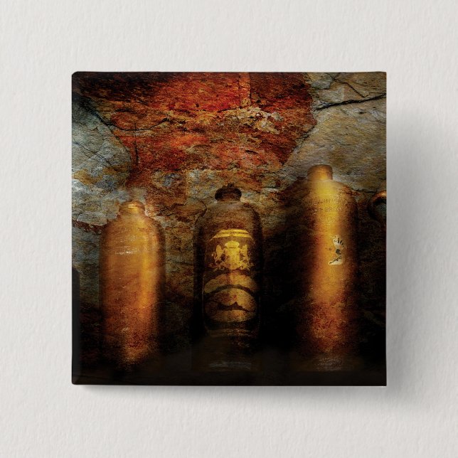 Keramiska flaskor knapp (Framsida)