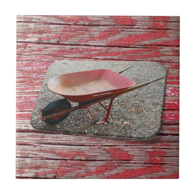 Keramiska hjulhus kakelplatta (Framsidan)