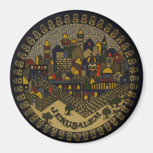 Keramiska Jerusalem Magnet