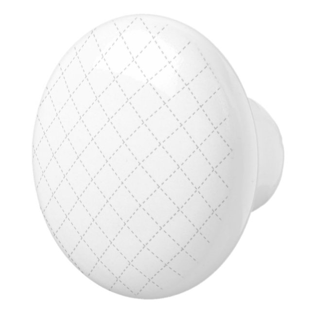 Keramiska knop av grått mönster knopp (Höger)