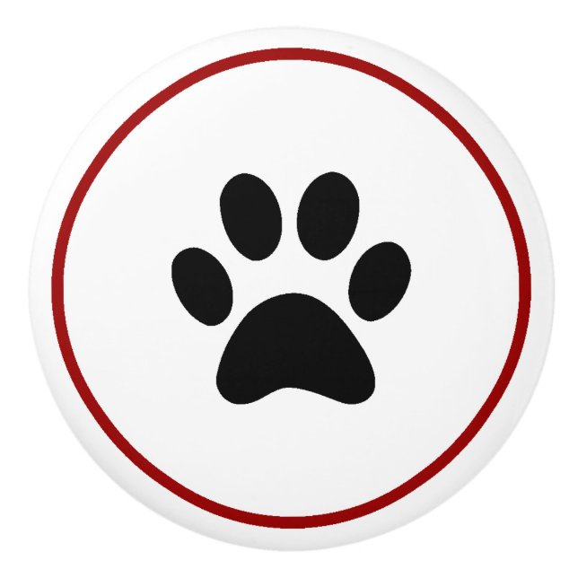 Keramiska knoppar för djurt tasstryck (Framsidan)