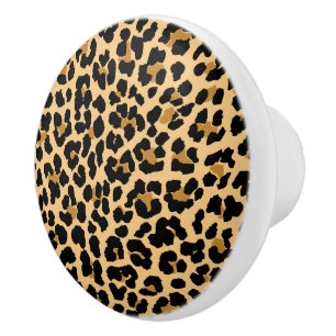 Keramiska knoppar för Leopardtryck