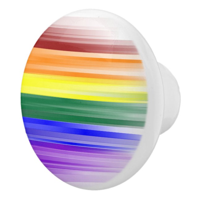 Keramiska knoppar för regnbågeflagga (Höger)