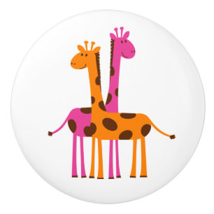 Keramiska knoppar/Giraffes Knopp