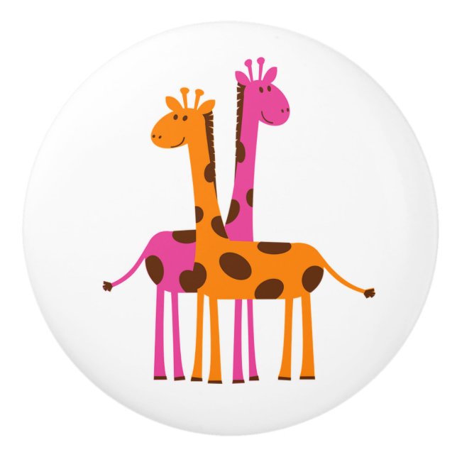 Keramiska knoppar/Giraffes Knopp (Framsidan)