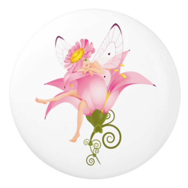 Keramiska knoppar/Mjölk och blommor Knopp (Framsidan)