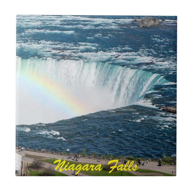 Keramiska Niagara Falls belägger med tegel Kakelplatta (Framsidan)