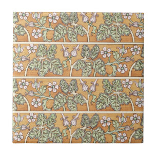 Keramiska plattan Art nouveau i den perialiska Ora Kakelplatta