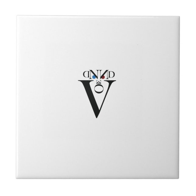 Keramiska plattan brev Ansikte Kakelplatta (Framsidan)