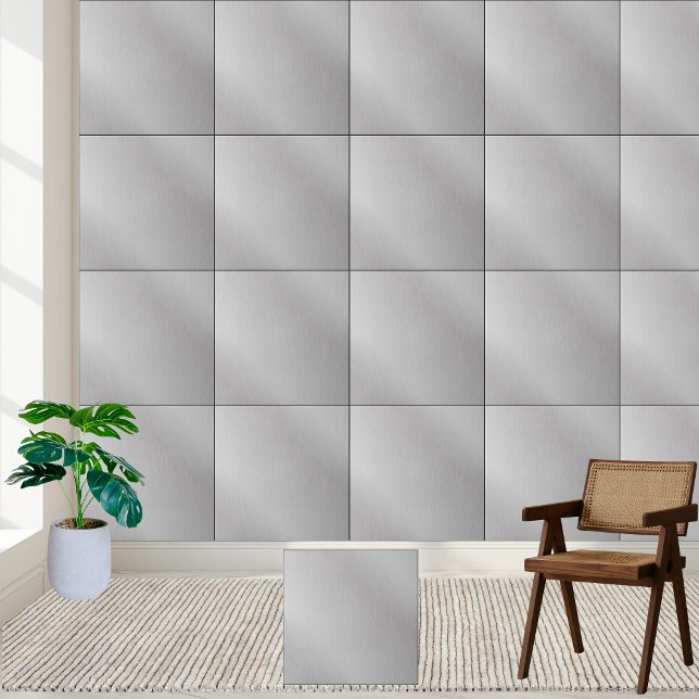 Keramiska plattan Brushed Metall Struktur Kakelplatta (Brushed Metal Texture Ceramic Tile)
