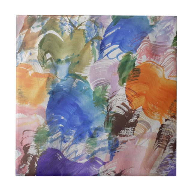 Keramiska plattan Färg Stänk Kakelplatta (Framsidan)