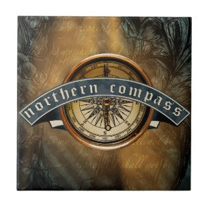 Keramiska plattan för nordlig kompass kakelplatta