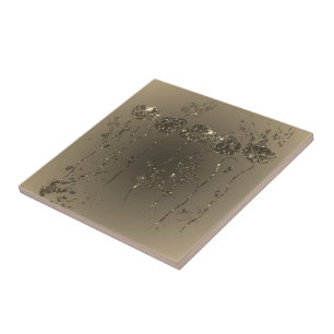 Keramiska plattan guld Glitter Kakelplatta
