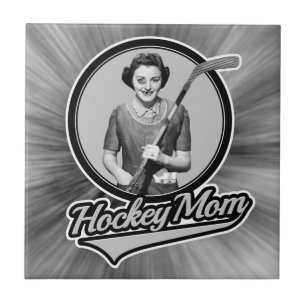 Keramiska plattan Hockey Mamma Kakelplatta