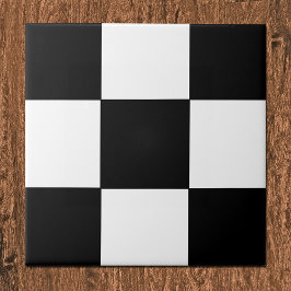 Keramiska plattan i Mönster i Retro Checkerboard Kakelplatta