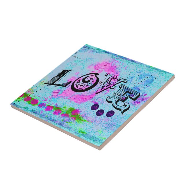 Keramiska plattan kärlek kakelplatta (Sidan)