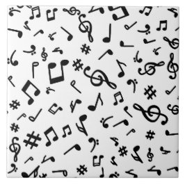 Keramiska plattan musik noter kakelplatta