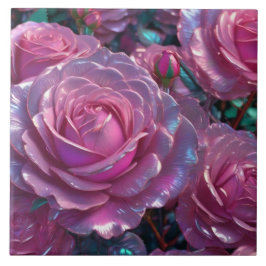 Keramiska plattan rosa ros kakelplatta