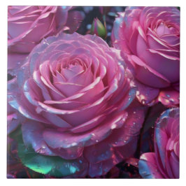 Keramiska plattan rosa ros kakelplatta
