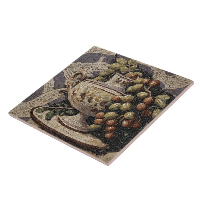 Keramiska plattan Stil Vin, romersk Mosaic Kakelplatta (Sidan)