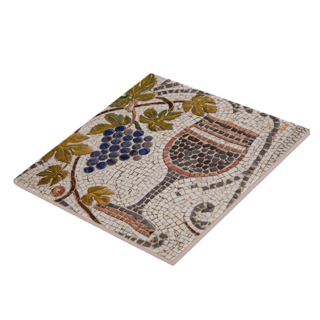 Keramiska plattan Stil Vin, romersk Mosaic Kakelplatta (Sidan)