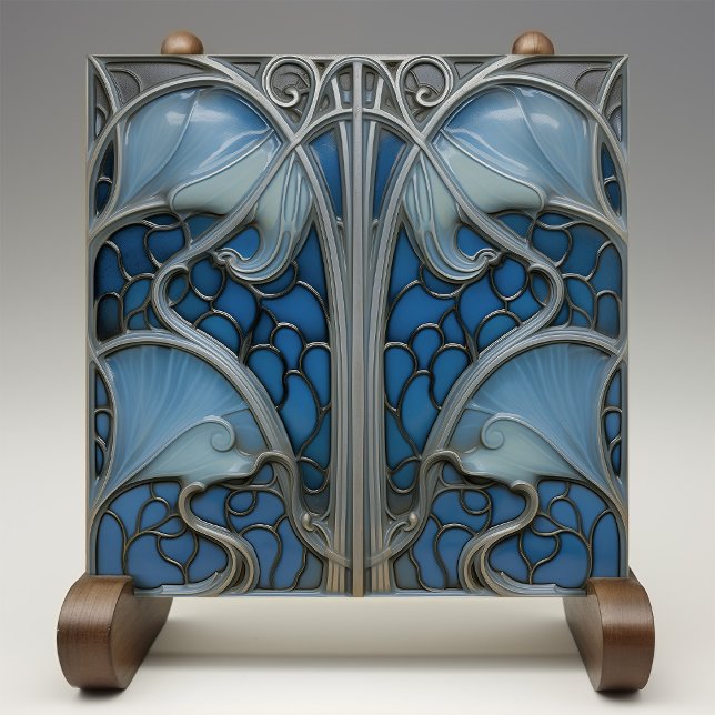Keramiska plattan vid Oceanic Grace Art nouveau Kakelplatta (Skapare uppladdad)