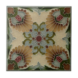 Keramiska plattor - Antique Tiles Art nouveau Kakelplatta