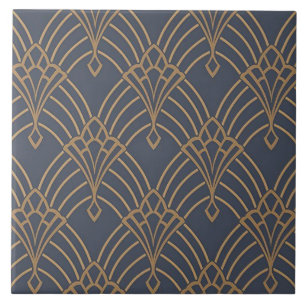 Keramiska plattor - Art Deco Fläkt Design Lilac/Gu Kakelplatta