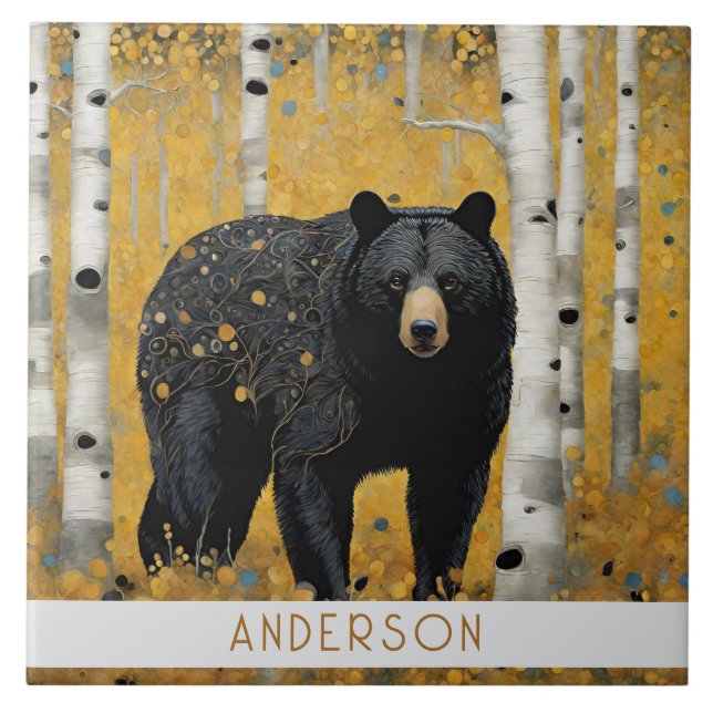 Keramiska plattor av gyllene natur kakelplatta (Framsidan)