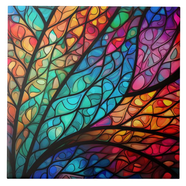 Keramiska plattor av keramiskt Abstrakt, strålande Kakelplatta (Framsidan)