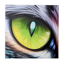 Keramiska plattor av typen Cat Öga Kakelplatta