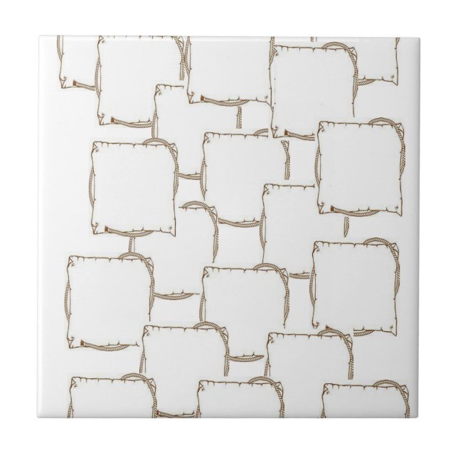 Keramiska Plattor Beige Abstrakt Fyrkantig Kakelplatta (Framsidan)