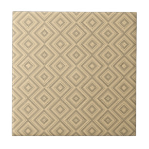 Keramiska plattor Beige Brun Randig Kakelplatta