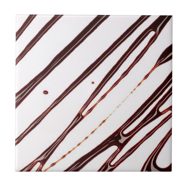 Keramiska Plattor Choklad Fudge Kakelplatta (Framsidan)