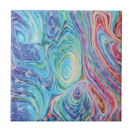 Keramiska plattor, färgstarka trådar kakelplatta