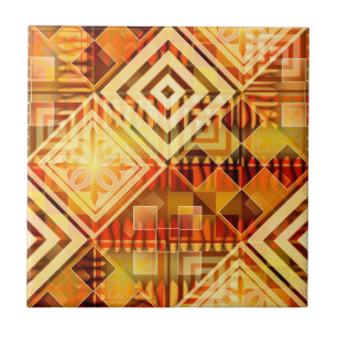 Keramiska plattor för abstrakt Geometric Mönster D Kakelplatta