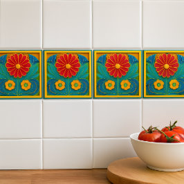 Keramiska plattor för Art Deco-design Kakelplatta
