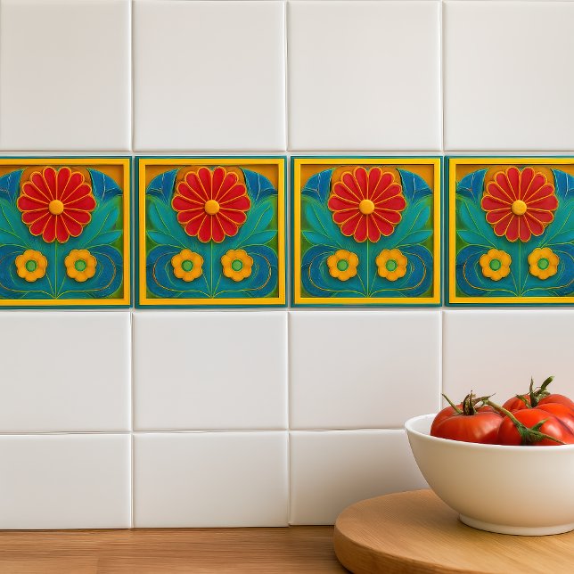 Keramiska plattor för Art Deco-design Kakelplatta (Art Deco Tile)