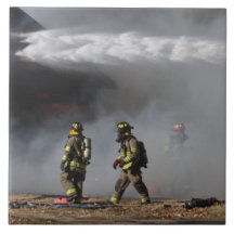 Keramiska plattor för brandbekämpning