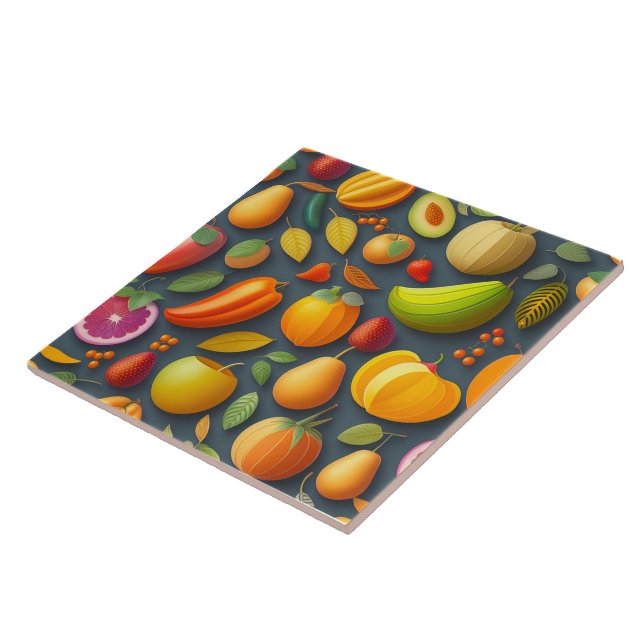 Keramiska plattor för fruktdesign kakelplatta (Sidan)