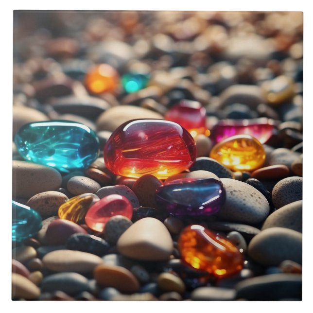 Keramiska plattor för havsstenar kakelplatta (Framsidan)